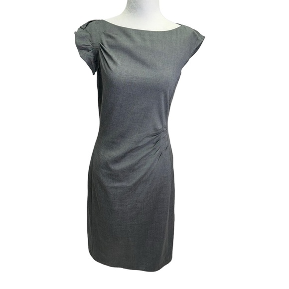 Hugo Boss Daperla Midi Dress Grey Size S - Picture 3 of 10